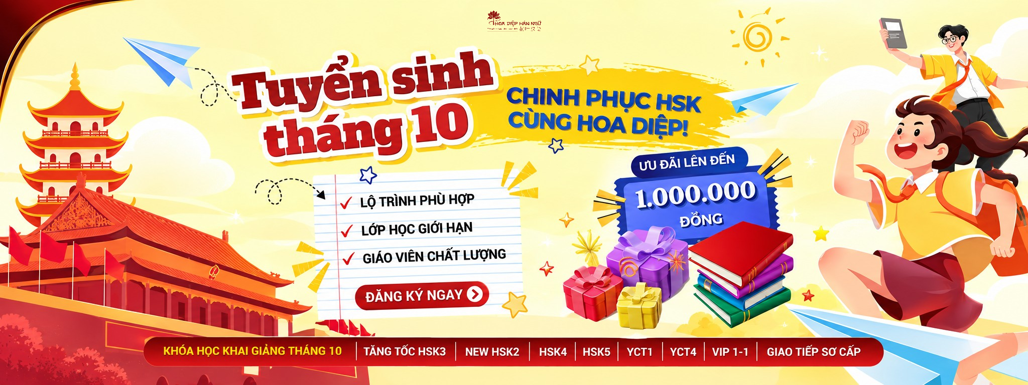 Lớp học Hoa Diệp Hán Ngữ