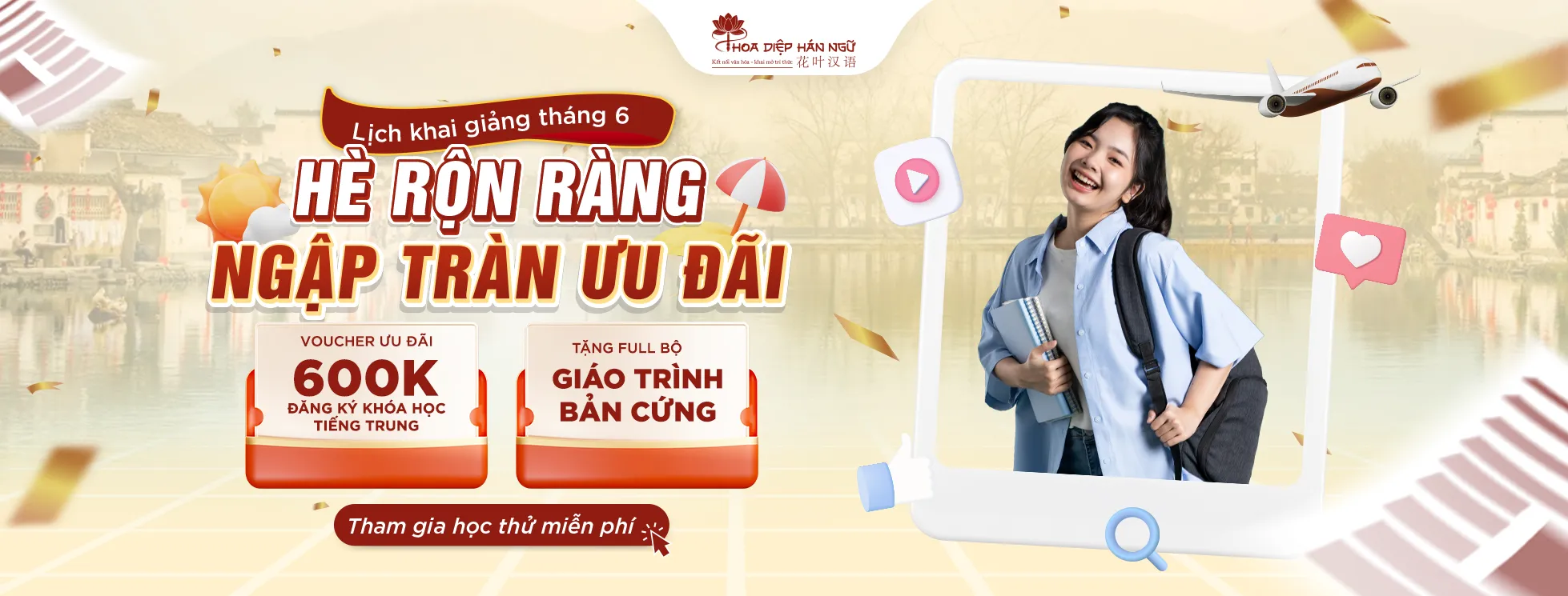 Lớp học Hoa Diệp Hán Ngữ